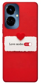 Чохол на TECNO Camon 19 Love Mode ON фото 1 з 1