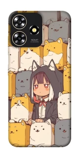 Чехол на ZTE Blade A73 4G Like a cat фото 1 из 1