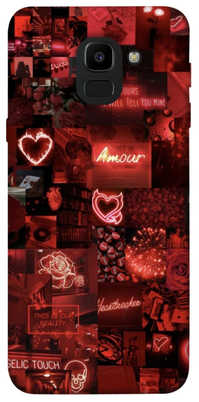 Чехол на Samsung J600F Galaxy J6 (2018) Love collage ver.6 фото 1 из 1