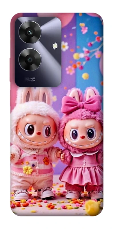 Чохол на Realme Note 60 Labubu twins ver.2 фото 1 з 1
