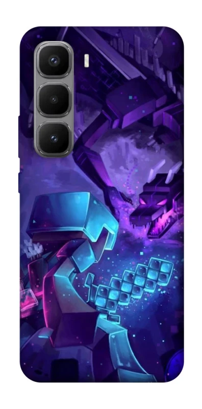 Чохол на Infinix Hot 60 Pro+ Minecraft dragon фото 1 з 1
