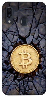 Чохол на Samsung Galaxy A20 / A30 Bitcoin cracks фото 1 з 1