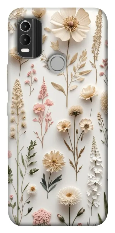 Чехол на Nokia C21 Plus Floral design ver.1 фото 1 из 1