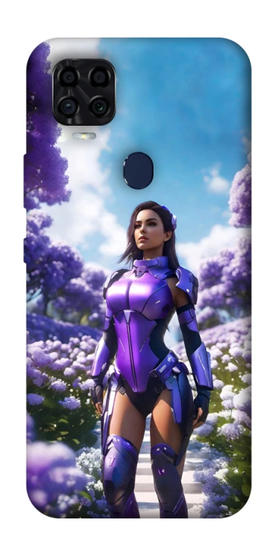 Чохол на ZTE Blade v2020 Cyber space girl ver.4 фото 1 з 1