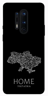 Чохол на OnePlus 8 Pro Ukraine black map фото 1 з 1