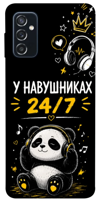 Чехол на Samsung Galaxy M52 У навушниках 24/7 фото 1 из 1