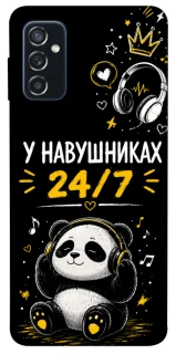 Чехол на Samsung Galaxy M52 У навушниках 24/7 фото 1 из 1