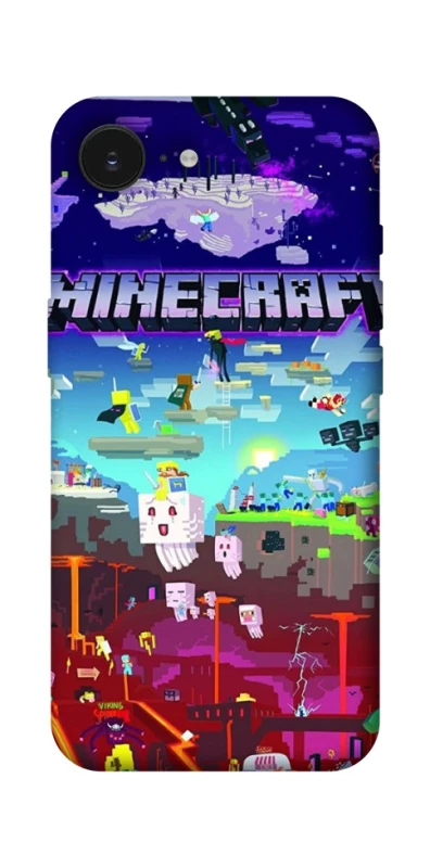 Чехол на Apple iPhone 16e (6.1") Minecraft world фото 1 из 1