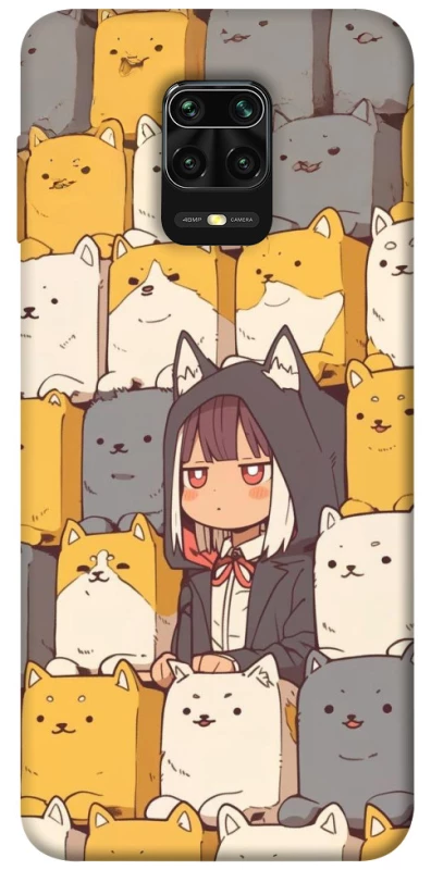 Чохол на Xiaomi Redmi Note 9s / Note 9 Pro / Note 9 Pro Max Like a cat фото 1 з 1