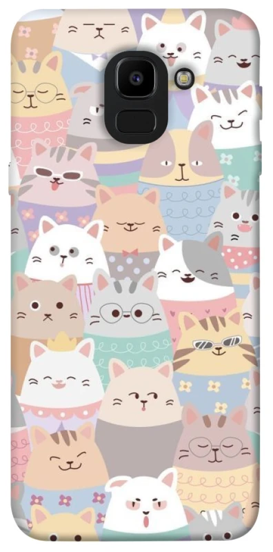 Чохол на Samsung J600F Galaxy J6 (2018) Funny Kittens ver.2 фото 1 з 1
