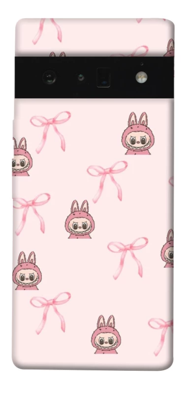 Чохол на Google Pixel 6 Pro Pink bows and Labubus фото 1 з 1