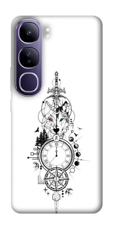 Чехол на Vivo Y300 Tattoo ver.8 фото 1 из 1