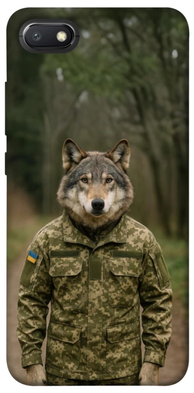 Чохол на Xiaomi Redmi 6A Вовк захисник фото 1 з 1