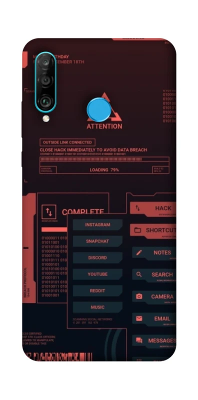 Чохол на Huawei P30 lite Attention фото 1 з 1