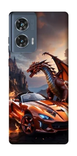 Чохол на Motorola Edge 50 Сar and dragon фото 1 з 1
