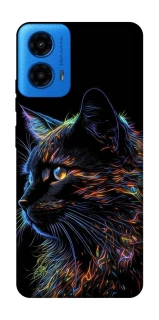 Чохол на Motorola Moto G45 Чорний кіт фото 1 з 1