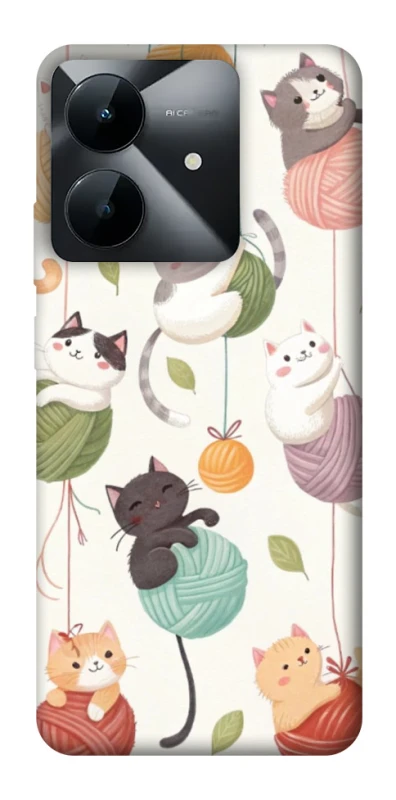 Чохол на Realme Note 60x Funny Kittens фото 1 з 1