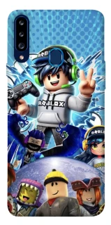 Чехол на Samsung Galaxy A20s Roblox collage ver.3 фото 1 из 1