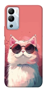 Чохол на Infinix Hot 12i Сat with glasses фото 1 з 1