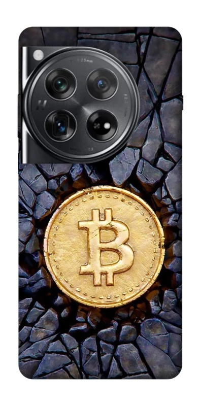 Чохол на OnePlus 12 Bitcoin cracks фото 1 з 1