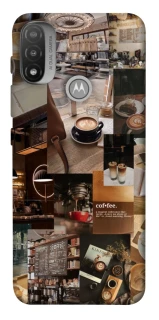 Чохол на Motorola Moto E20 Coffee collage ver.2 фото 1 з 1