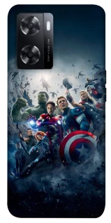 Чехол на Oppo A77s Marvel heroes фото 1 из 1