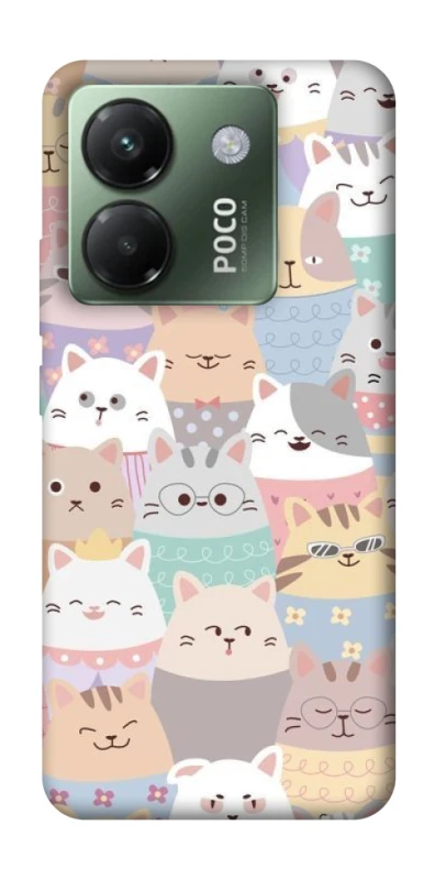 Чохол на Xiaomi Poco M7 pro 5G Funny Kittens ver.2 фото 1 з 1