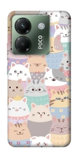 Чохол на Xiaomi Poco M7 pro 5G Funny Kittens ver.2 фото 1 з 1