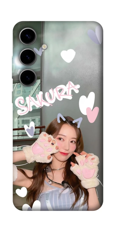 Чохол на Samsung Galaxy S25 Sakura - LE SSERAFIM фото 1 з 1