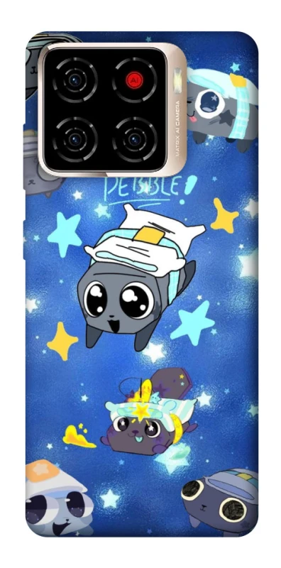 Чехол на ZTE Blade A56 Pebble kitten stars фото 1 из 1