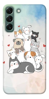 Чохол на Samsung Galaxy S22+ Funny Pets ver.2 фото 1 з 1