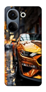 Чохол на TECNO Camon 20 Pro (CK7n) Golden sports car фото 1 з 1