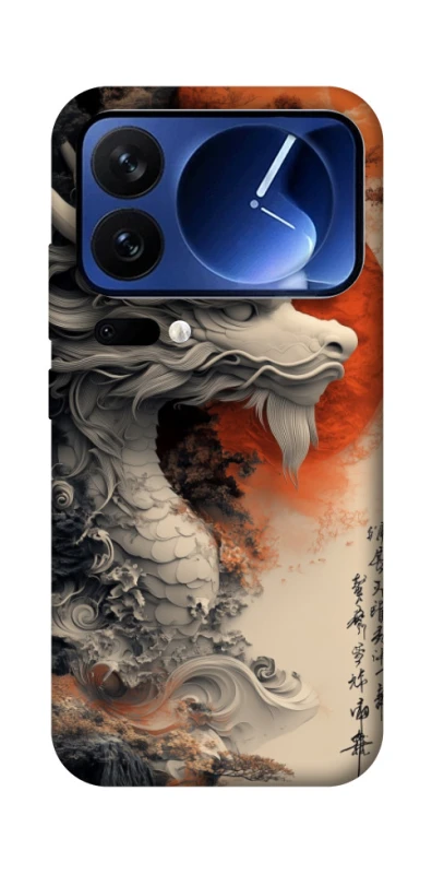 Чохол на Xiaomi Poco F7 Ultra white dragon фото 1 з 1