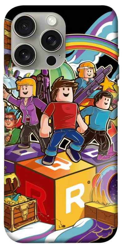 Чохол на Apple iPhone 15 Pro Max (6.7") Roblox family фото 1 з 1