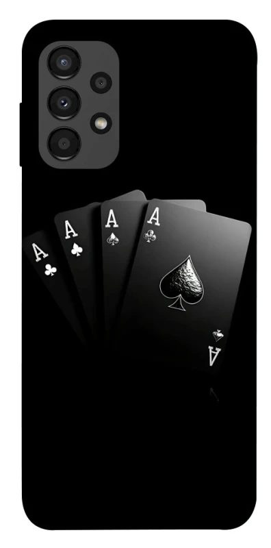 Чохол на Samsung Galaxy A13 4G Black Cards фото 1 з 1