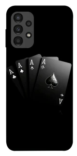 Чехол на Samsung Galaxy A13 4G Black Cards фото 1 из 1