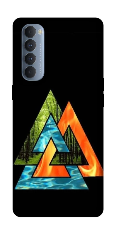 Чехол на Oppo Reno 4 Pro Валькнут v4 фото 1 из 1