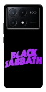 Чехол на Xiaomi Poco X6 Black Sabbath logo ver.1 фото 1 из 1