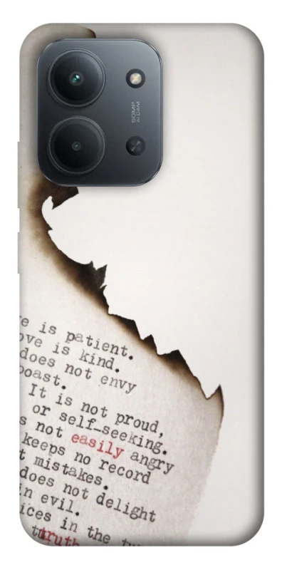 Чохол на Xiaomi Redmi 15C (EU) Вірші фото 1 з 1