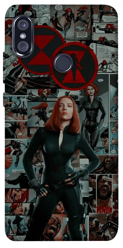 Чохол на Xiaomi Redmi Note 5 Pro / Note 5 (AI Dual Camera) Black Widow фото 1 з 1