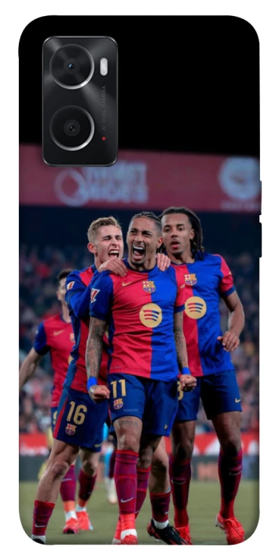 Чехол на Oppo A76 4G FC Barcelona team фото 1 из 1