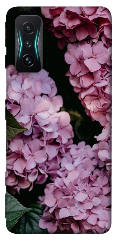 Чохол на Xiaomi Redmi K50 Gaming Рожеві гартензії фото 1 з 1