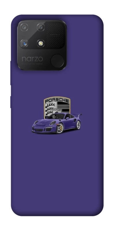 Чехол на Realme Narzo 50A Porsche purple фото 1 из 1