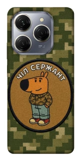 Чехол на TECNO Spark 20 Pro Чил сержант фото 1 из 1