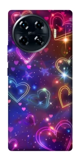 Чохол на TECNO Spark 20 Pro+ Drawn hearts фото 1 з 1