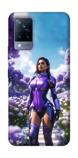 Чехол на Vivo V21 Cyber space girl ver.4 фото 1 из 1