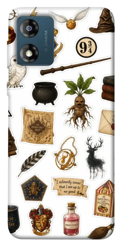 Чехол на Motorola Moto E13 Harry Potter mood фото 1 из 1