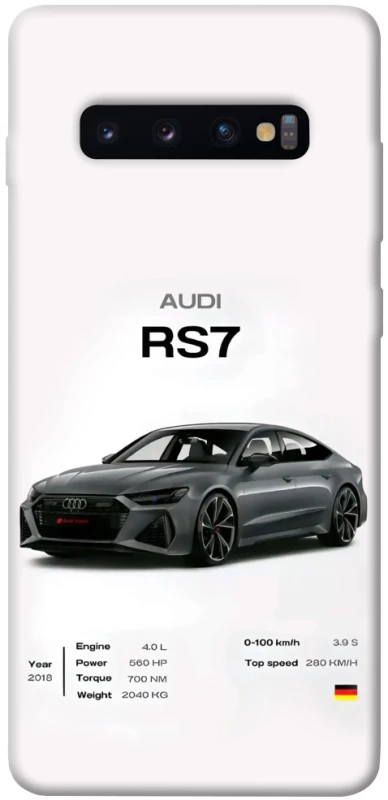 Чехол на Samsung Galaxy S10+ Audi RS7 фото 1 из 1