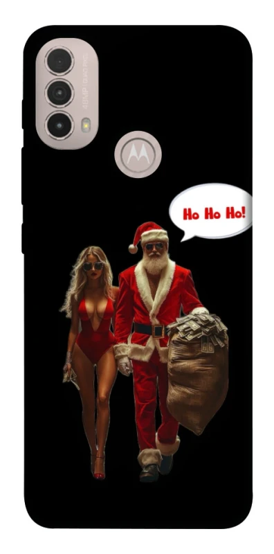 Чохол на Motorola Moto E40 Bad Santa фото 1 з 1
