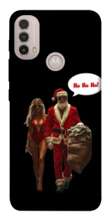 Чехол на Motorola Moto E40 Bad Santa фото 1 из 1